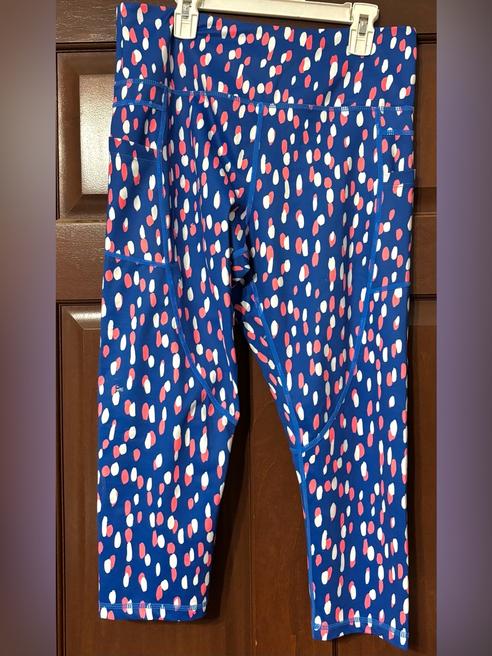 Zyia active capri leggings with pockets size 12